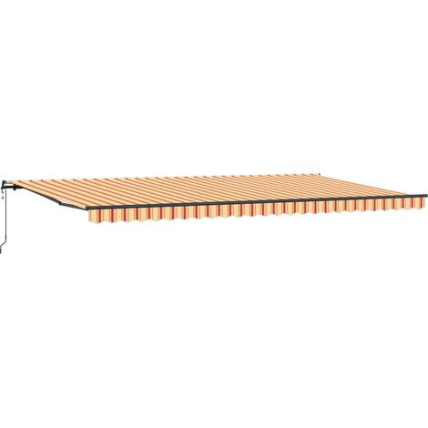 Maison Exclusive - Tenda Retrattile Giallo e Arancione 600 × 350 cm