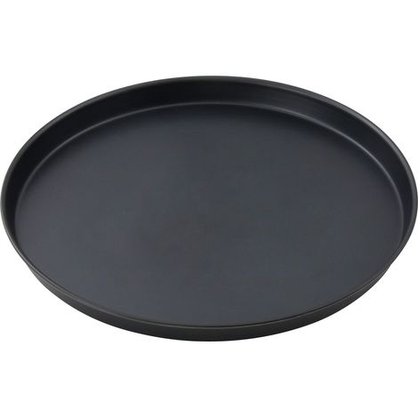 Assiette à pizzaioli/pâtisserie en Alliage d'acier Noir (1/5)