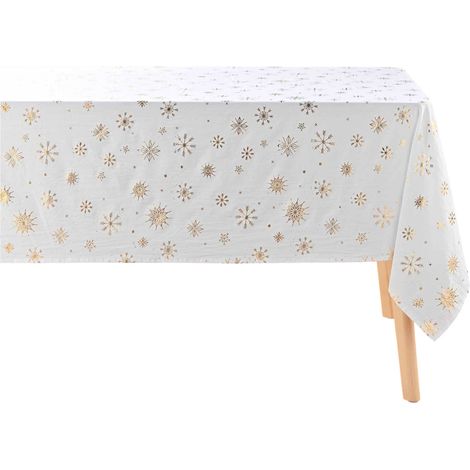 Nappe Collection Astre métallisée 140 x 240 cm or (1/4)