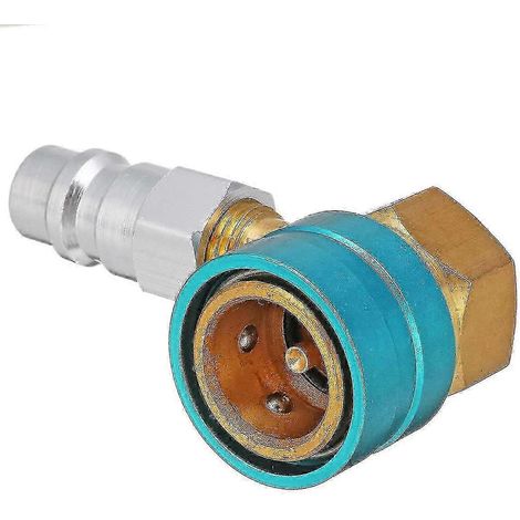 Raccord rapide pour climatisation automobile R1234Yf - R134A (fluorure de réfrigérant basse pression) (1/5)