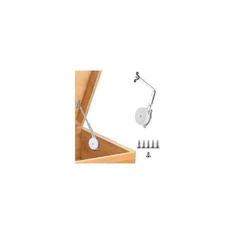 Scharnierset für Spielzeugkisten, Scharniere mit Soft-Close-Funktion für Deckel, Scharniere für Holztruhen, Aufbewahrungskisten und Bänke – Crezuo