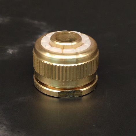Connection for household washing machines, standard 4-point connection, garden tap, multifunctional quick connection for water hose. (1/4)