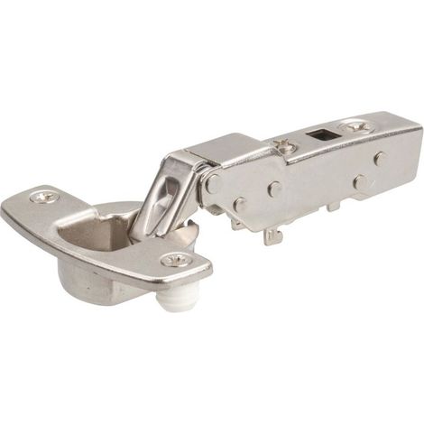 Hettich – Charnière Sensys 8645i 110° – Amortissement intégré – Montage à enfoncer TH 53 – Acier nickelé – Épaisseur de porte 15-24 mm