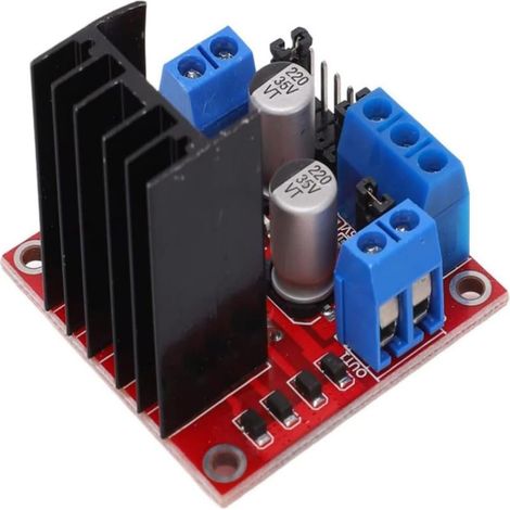 Módulo de control de motor L298N para motores paso a paso de CC, accesorios para coches inteligentes y robots. (1/5)