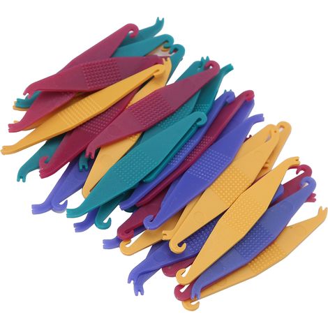 Lot de 40 élastiques dentaires orthodontiques en plastique. (1/5)