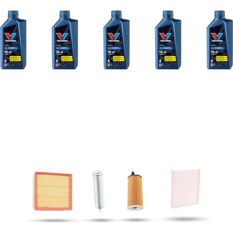 Kit tagliando 4 FILTRI e 5L OLIO compatibile con Bmw serie 3 (F30, F80,F31) 325d 165kw dal 2016 (1/5)