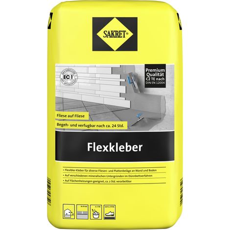 Sakret Flexkleber 20 kg Fliesenkleber & Baukleber