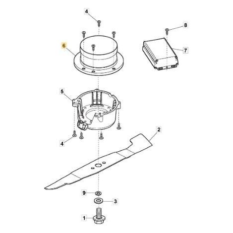 ELEKTROMOTOR BATTERIE 36V DC x EL 340 Li ORIGINAL STIGA - 118563514/0