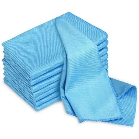 Chiffon Microfibre Verre - 8 pièces, Chiffon Microfibre Verre 30x40cm Sans Trace - Lavable (1/5)