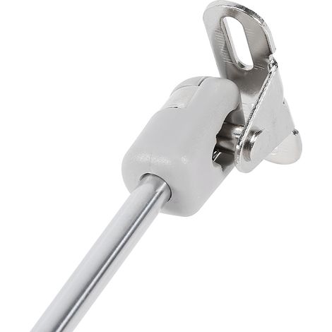 Set mit 2 Gasdruckdämpfern für Küchenschränke, silberne hydraulische Hubfeder, Türstütze mit Befestigungsmaterial (1/5)