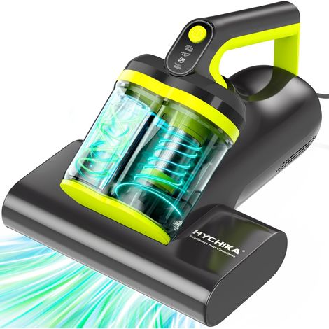 Aspirateur Matelas Aspirateur Anti Acariens - 16kPa Aspirateur à Main avec Lumière UV-C Chauffage Fonction Filtre HEPA Antibactérien Puissance d'aspiration pour Matelas,Textiles,Canapé (1/5)