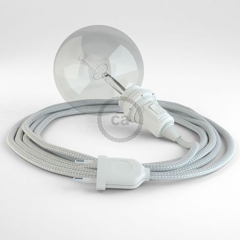 Lampe suspension Creative Cables rm02 câble effet soie 5m (1/5)