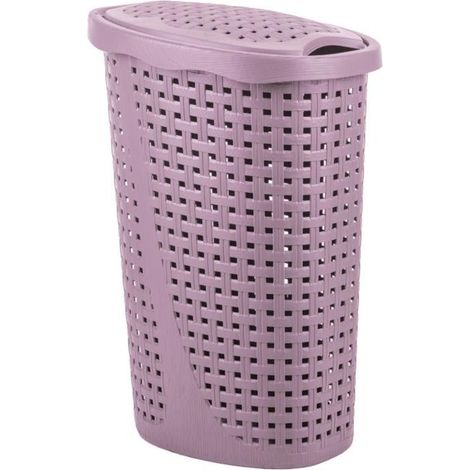 Corbeille à linge - 43 L - Lavande - Livraison gratuite (1/2)