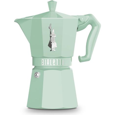 Cafetera italiana, 6 tazas, verde pastel - 0009058 - Bialetti -