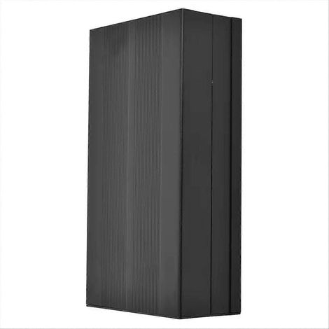 Boîtier électronique en alliage d'aluminium, boîtier de projet DIY noir sable, boîtier de protection électronique 55 x 106 x 200 mm (1/5)