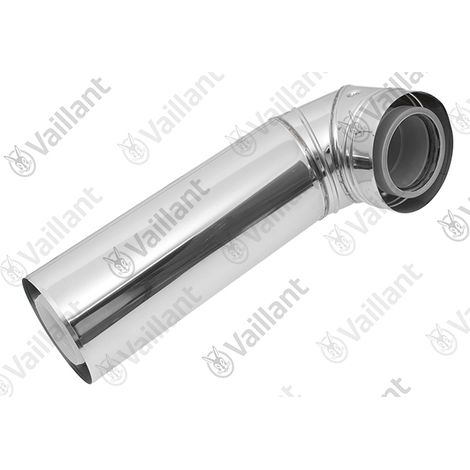 VAILLANT Coude 87 degrés, coude de support système 80/125 PP, système de façade Vaillant-Nr. , 0020059477