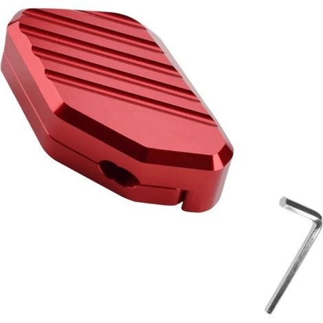 (Rouge) Rallonge de béquille latérale auxiliaire pour moto, compatible avec Xamx300, 125, 250 et 350 Maxpower. (1/4)