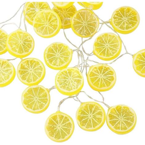 Lanterne Solaire Citron LED - Lumière Blanche Chaude 3000K - étanche IP44 Pour Jardin Plage Camping - 1 Pièce (1/5)