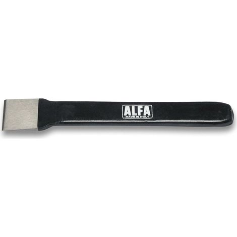 SCALPELLO PIATTO RETTANGOLARE PER MECCANICO IN ACCIAIO AL MAGNESIO ART.556 ALFA, "200x25mm"