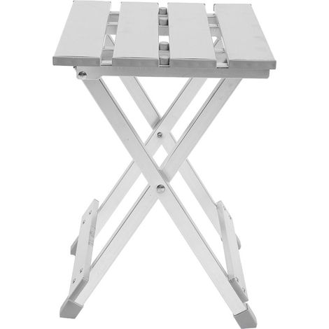 Chaise pliante de pêche portable en acier inoxydable pour le camping en plein air (1/5)