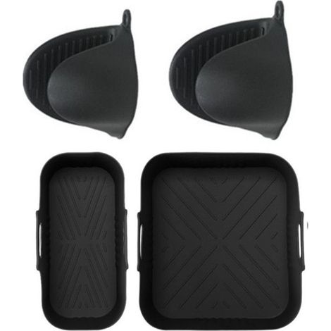 Accessori - Set da 4 pezzi - Set di stampi in silicone per friggitrice ad aria Philips Dual Basket Serie 3000 6L/3L - NA350 (1/5)