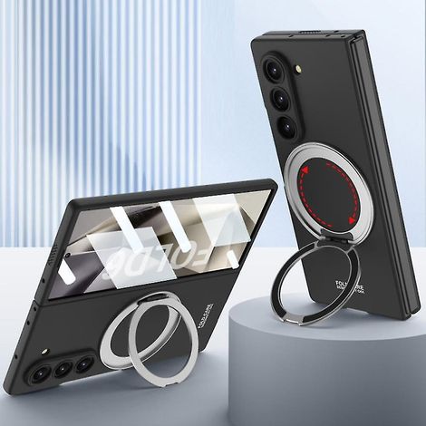 Coque Magnétique Samsung Galaxy Z Fold 6 Compatible MagSafe, Protection Écran Intégrée, Coque Ultra-Mince Anti-Chocs PC, Étui Rigide avec Aimant (1/2)