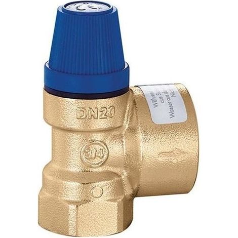 Caleffi Membran-Sicherheitsventil 531510 3/4" IG x 1" IG, 10 bar, für Brauchwasser