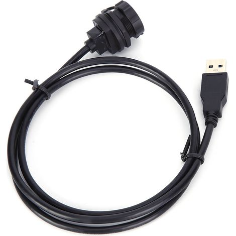 Connecteur USB étanche USB 3.0 mâle/femelle, adaptateur de montage sur panneau (1/5)