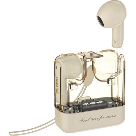 Dudao U18Pro Bluetooth 5.3 kabellose TWS-Kopfhörer, beige (1/3)