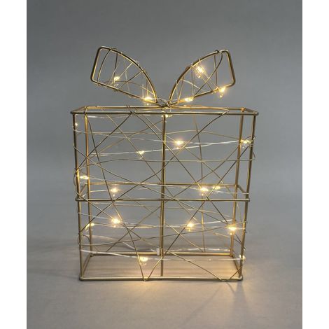 TrendLine LED Geschenk 20 x 14 cm warmweiß Dekofigur