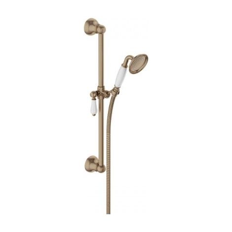 Ensemble de douche rétro avec douchette et flexible - bronze - Louise - JACOB DELAFON (1/5)