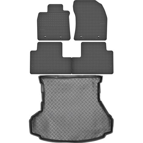 Toyota Avensis III Limousine (2009–2018) – Set: Gummifußmatten + Kofferraummatte