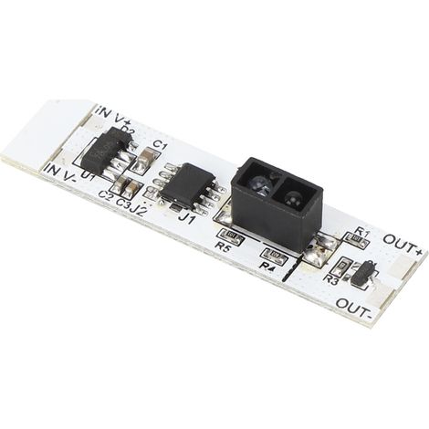 Module de commutation par capteur de réflexion infrarouge avec fonction de balayage manuel pour lampe LED d'armoire DC5V-12V (1/5)