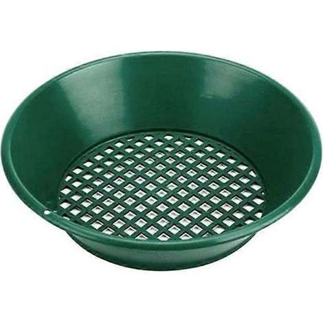 Tamis de lavage pour machine à orpailler, tamis minier, tamis à orpailler, tamis à orpailler en plastique vert (1/4)