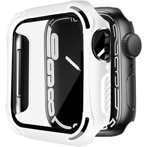 Etui Etanche - Protecteur D'Écran PC+TPU - Compatible Avec Apple Watch S7 S8 - Protection Intégrale Écran Courbé - 1 Pièce (1/5)