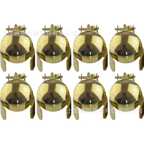 Lot de 8 Éteignoirs Métalliques Automatiques pour Bougies - Couvercles de Sécurité pour Extinction sans Fumée (1/4)