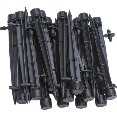 Goutteurs d'irrigation avec Connecteur pour Tube de 4mm / 7mm, Réglables 360 ° émetteur Micro Arroseurs Goutte Système Jardin des Plantes de Tuyau d'irrigation Brumisation, Paquet de 50 H249 (1/5)