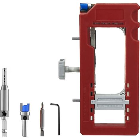 Kit d'installation de charnières porte réglables pour à angle (1/5)