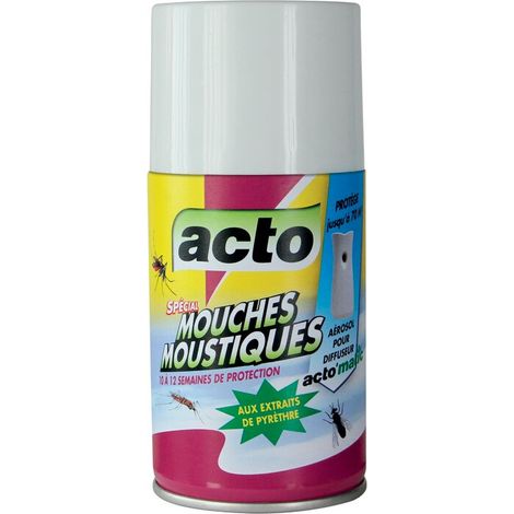 Recharge Diffuseur Anti-moustiques Acto Protection Longue Durée Contre Les Insectes Volants - Acto