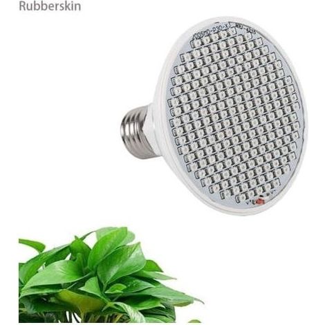 20W LED Grow Light, E27 High Power Full Spectrum Panel, 200 LEDs for Greenhouse Hydroponics, Flowers and Potted Plants for Indoor Planting (1/4)