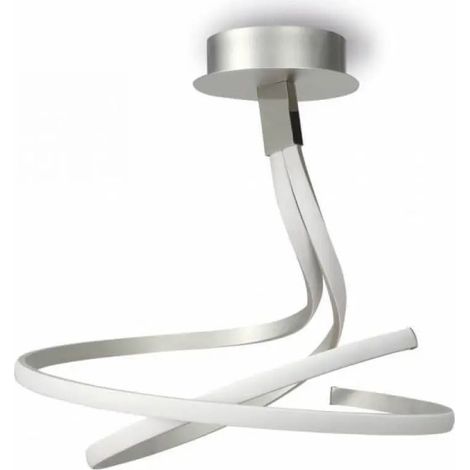 [NEUWERTIG] B-Ware Mantra Deckenleuchte Lampe Led Silber Innenbeleuchtung 50 W Wohnzimmer Esszimmer