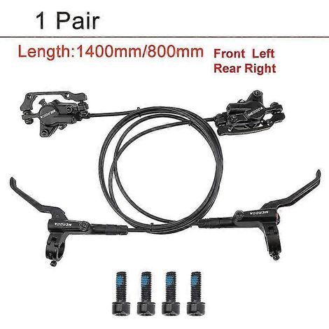 Freins à disque hydrauliques pour VTT M8000, compatibles VTT DH, AM et FR, avec étrier à pression d'huile, diamètre 800/1400 mm (gauche avant, droite arrière), 1 paire (1/5)