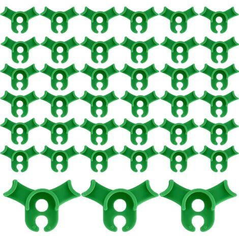 QORVA-50 pinces à plantes 90° - Support de tige sans tension, vertes (1/4)