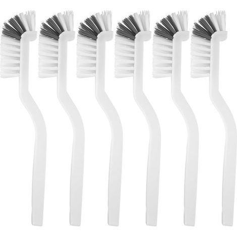 Set of 6 Brushes, Long Handle, 90 Degree Design, Polypropylene, Kitchen and Bathroom (1/5)