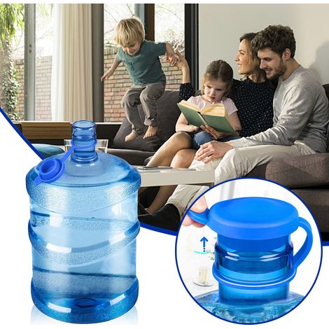 Bouchon de remplacement réutilisable pour bonbonne d'eau 5 gallons, couvercle en silicone avec bague, anti-fuite. (1/5)