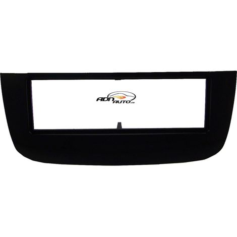 Facade autoradio FA412 compatible avec Fiat Grande Punto Evo - 1Din Noir brillant