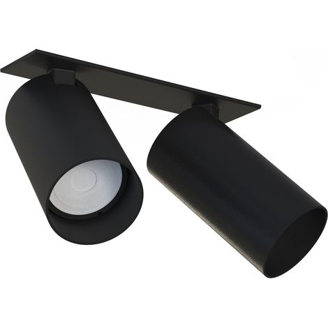 Spot encastré LED double Nowodvorski MONO noir 7834 (1/3)