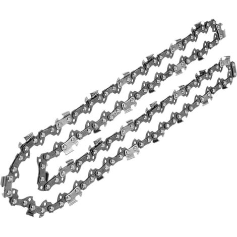 1 chaîne de tronçonneuse pour guide 45 cm - Pas 3/8'' - 62 maillons - Jauge 0,050'' (1,3 mm), chaîne de rechange compatible McCulloch, Husqvarna, Ryobi