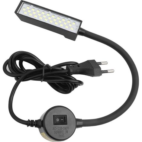 30-flammige LED-Lampe mit Magnetfuß und Schalter für Nähmaschinen, Arbeitsleuchte, EU-Stecker 110–240 V, 1 Stück (1/5)