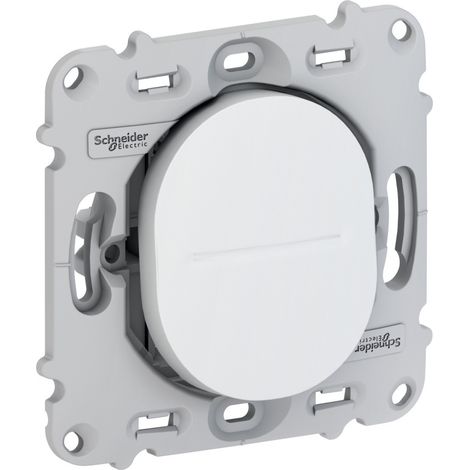 Lot de 40 va-et-vient - Connexion automatique - Blanc - Ovalis - S263204 - Schneider (1/3)